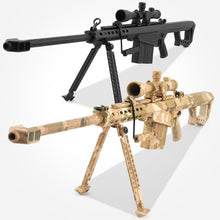 Load image into Gallery viewer, 1:4 DIY Barret Metal Model Gun Toy Can not shoot Collection Children Gift 35cm